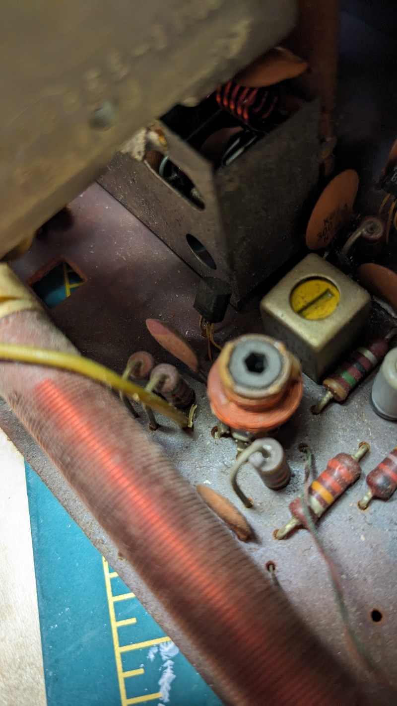 Electrical wiring in a radio